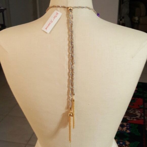 Betsey johnson Rainbow Bead adjustable necklace - Picture 6 of 8